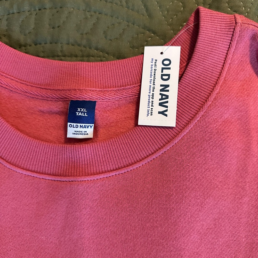 Old Navy Fuchsia Sweatshirt XXL Tall